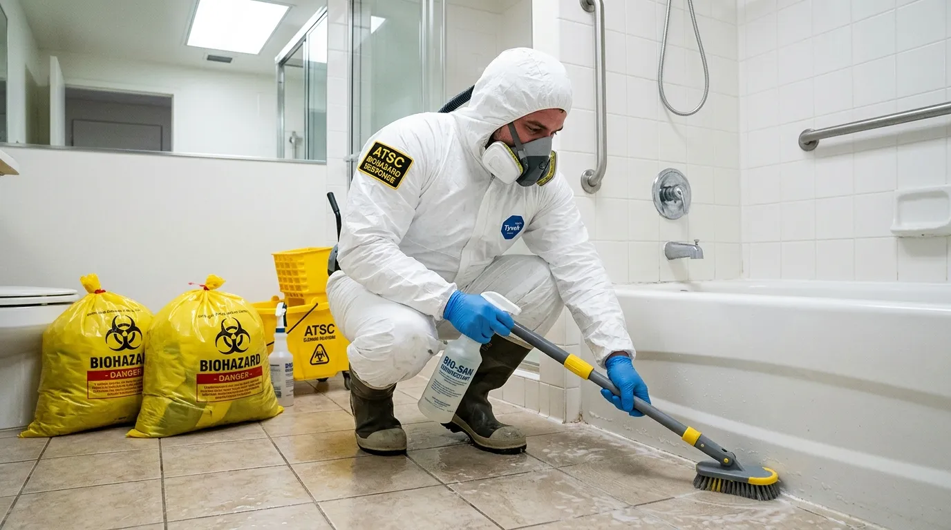 Decontamination equipment deployed for Blood Cleanup in Fairmount